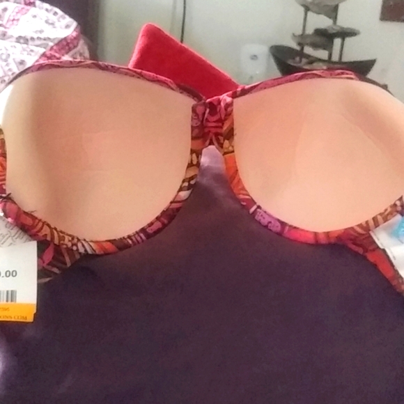 Tropical Bikini Top by Christina - Size M - Picture 3 of 6